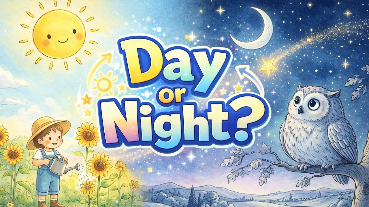 What is in the Day and Night - A Cozy Bedtime Story for Families | What Happened Around Us Everyday