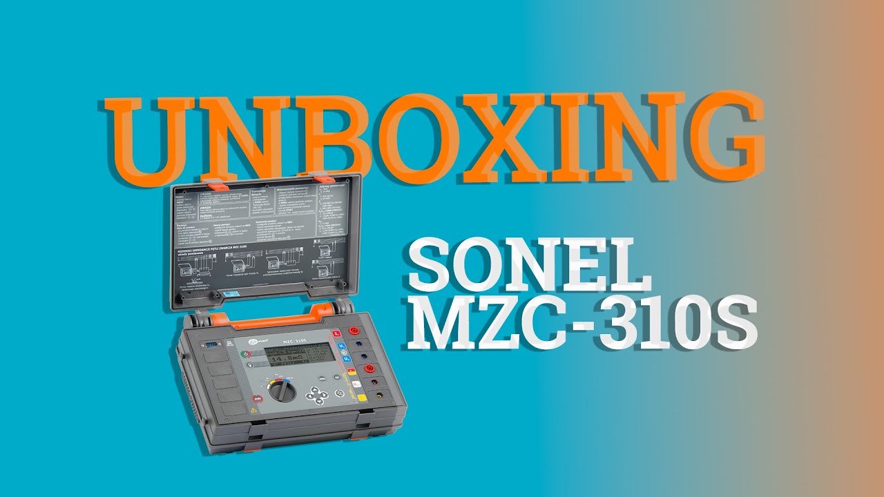 Unboxing Sonel MZC-310S