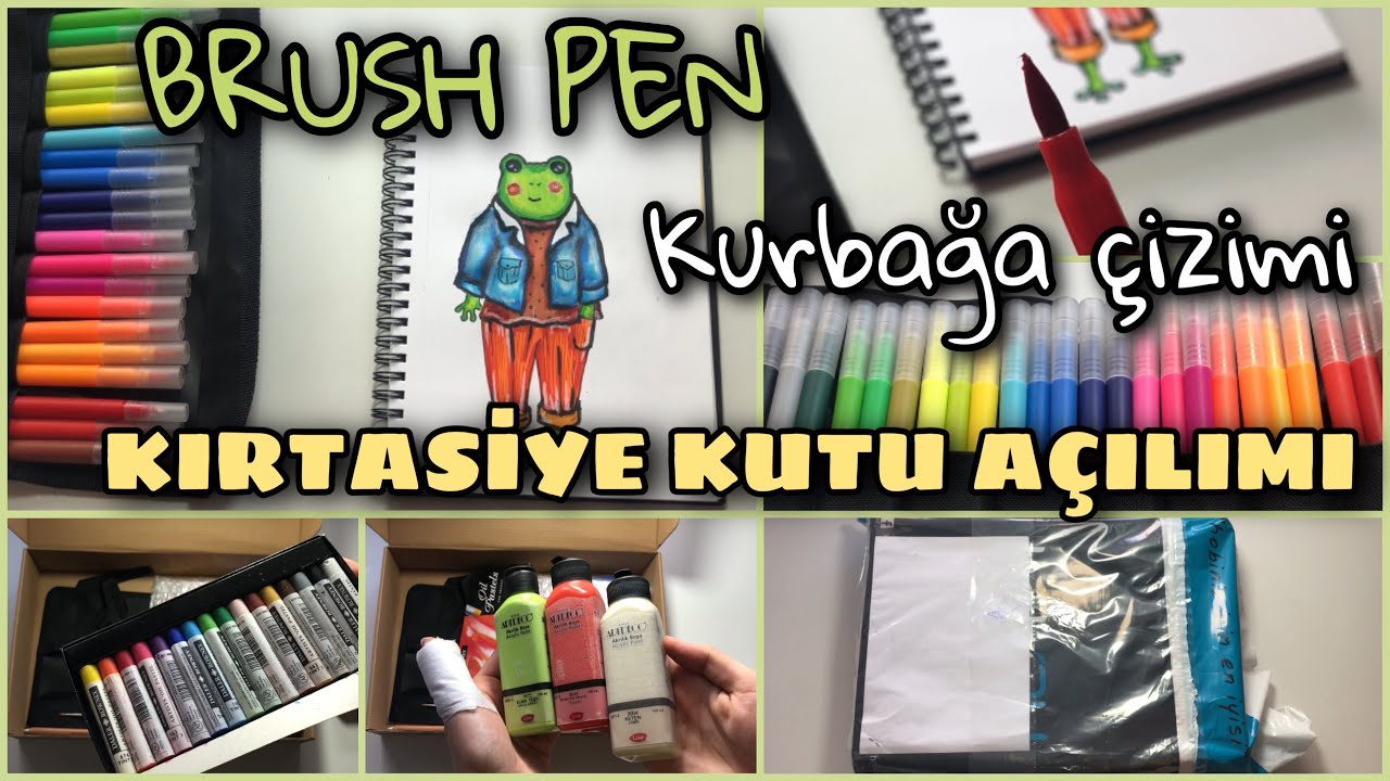 SANATSAL KIRTASİYE ALIŞVERİŞİ |BRUSH PEN İNCELEMESİ | sulandırılabilir brushpen