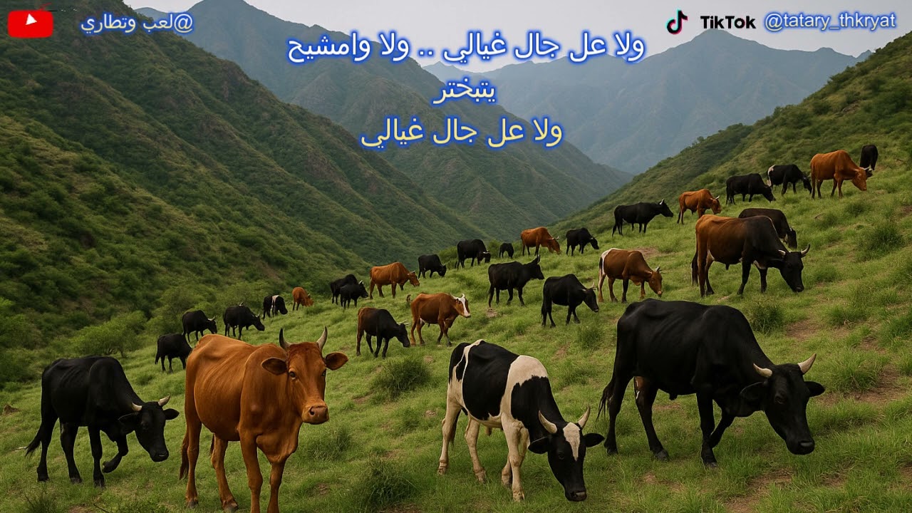 ولا عل جال غيالي .. ولا وامشيح يتبختر