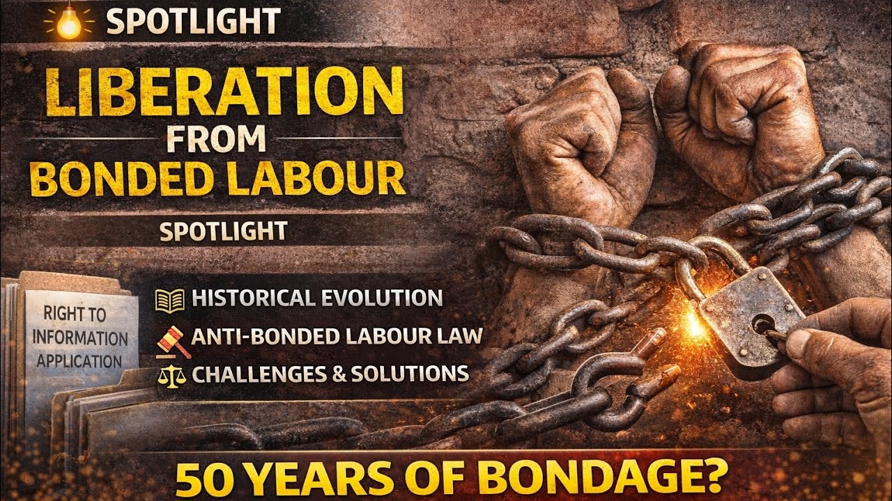 50 Years of Anti-Bonded Labour Law | Liberation or Temporary Relief? | GS 2 Governance #upsc2026 
