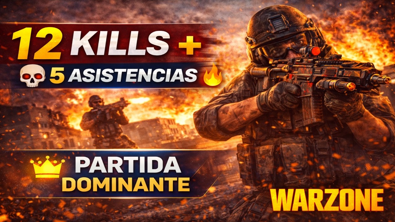 12 KILLS + 5 ASISTENCIAS 🔥 | Partida DOMINANTE en Warzone