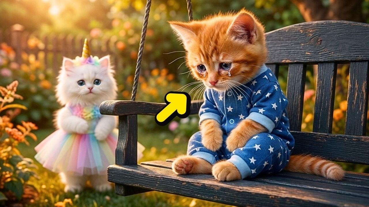 Маленькая кошечка, которая оставила свою рыжую лучшую подругу, и день её возвращения заставят вас...