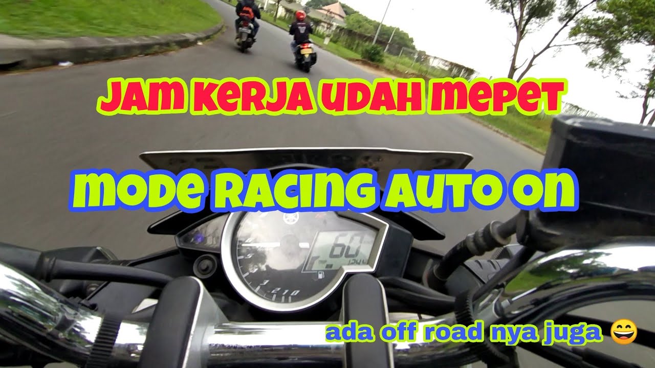 Motovlog catatan perjalanan berangkat kerja, waktu mepet jadi mode racing