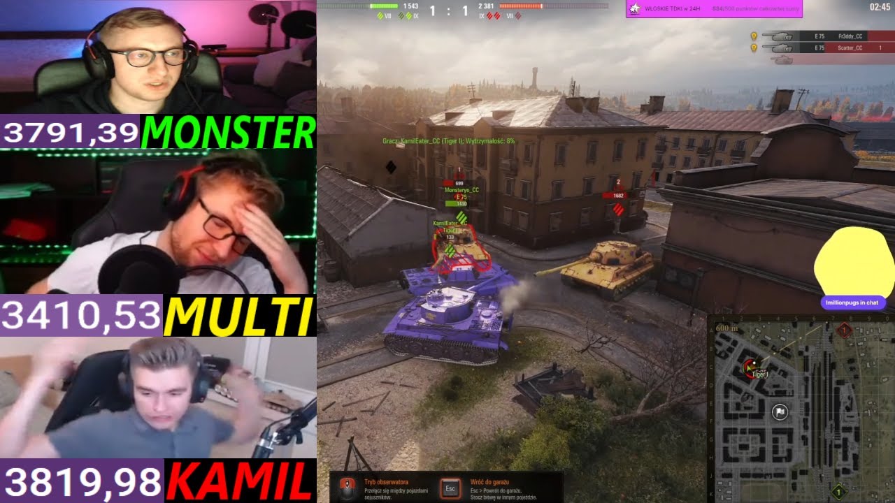 MULTI, KAMILEATER i MOSTER - TURNIEJ 3vs3