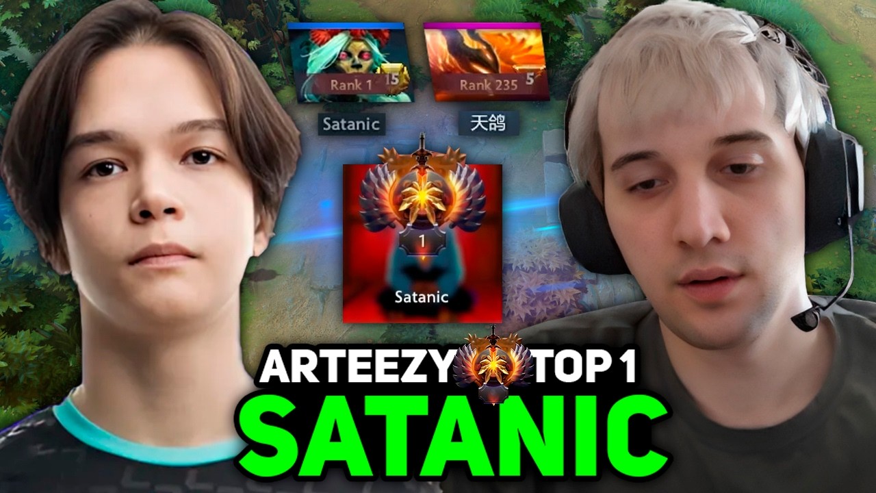 ARTEEZY PHOENIX с ТОП-1 РАНГОМ SATANIC! Игра с высоким MMR!