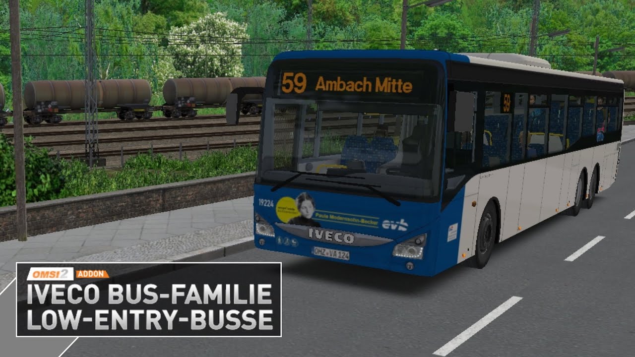 Mit dem 15M Iveco durch Krefrath | Addon IVECO Low-Entry-Busse | Let's Play OMSI 2 #195