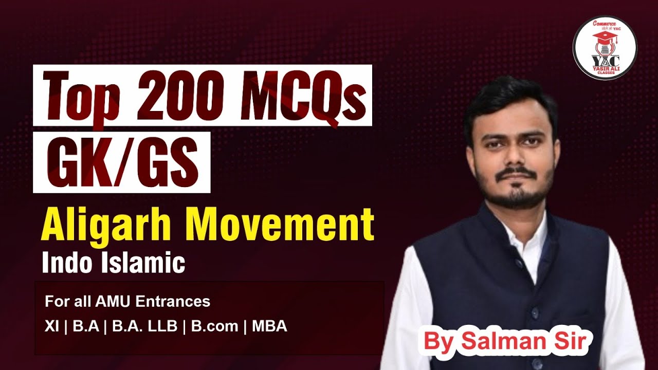Top 200 MCQs XI | BA| B.com | BALLB  | AMU |  BA FL Entrance | 2025 | #amu #amuentrance #amuba