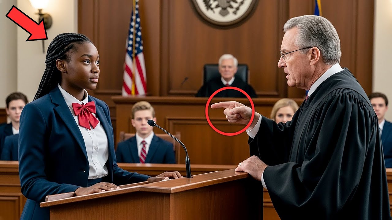 Judge Tries To Frame A Black Teen, Unaware She's a Legal Genius!