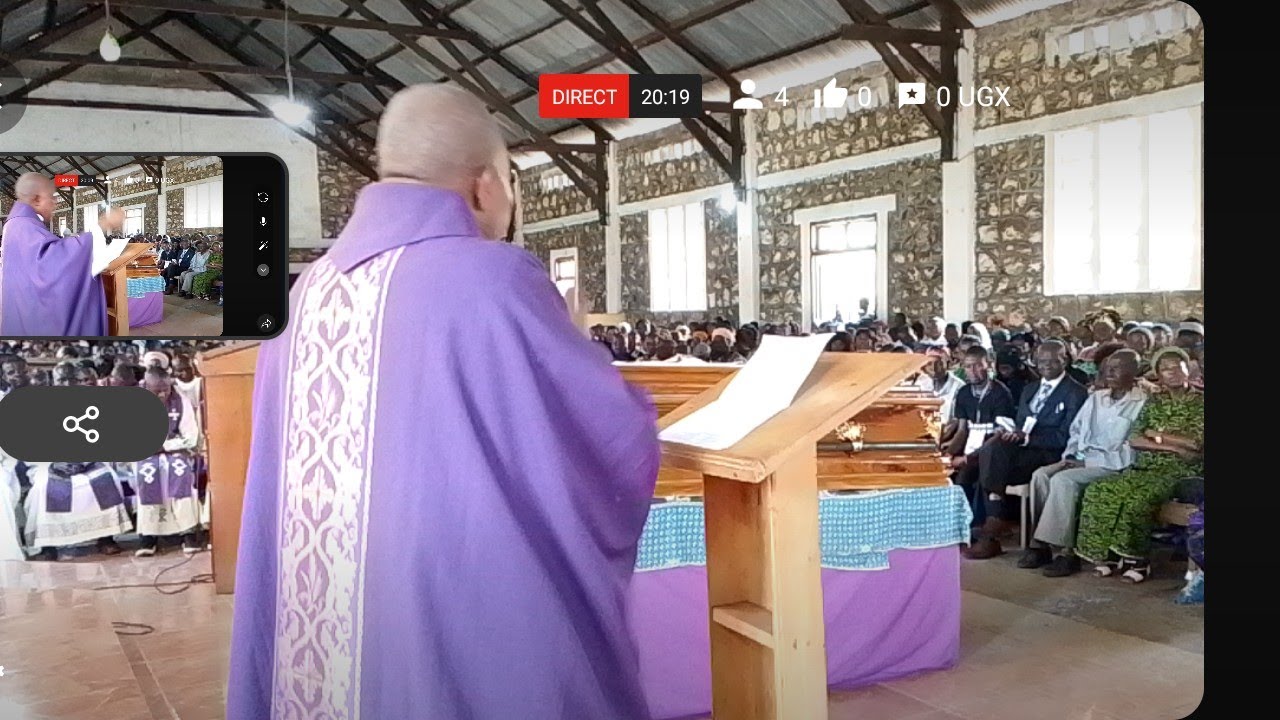 Diocèse D'idiofa - Funérailles de l'abbé Jean Eduard TUATUMA à la cathédrale Saint KIZITO