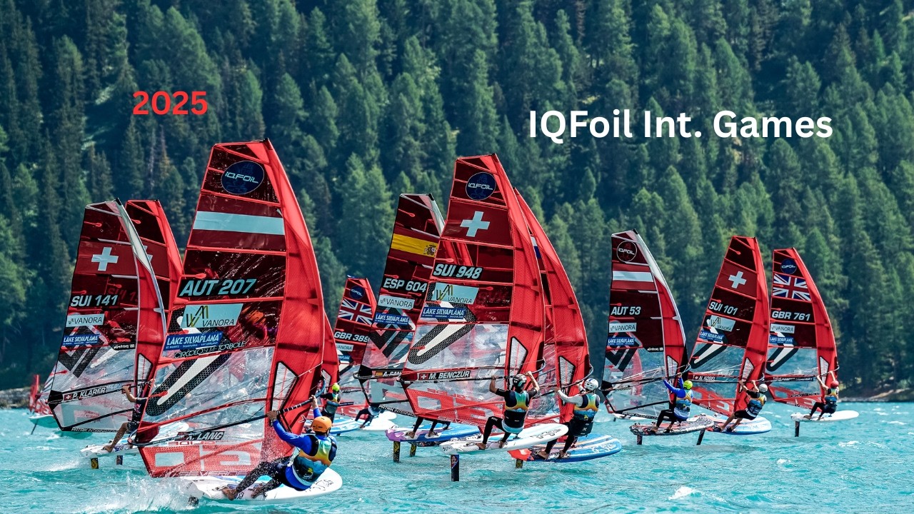Live IQFoil International Games Silvaplana 2025 Race