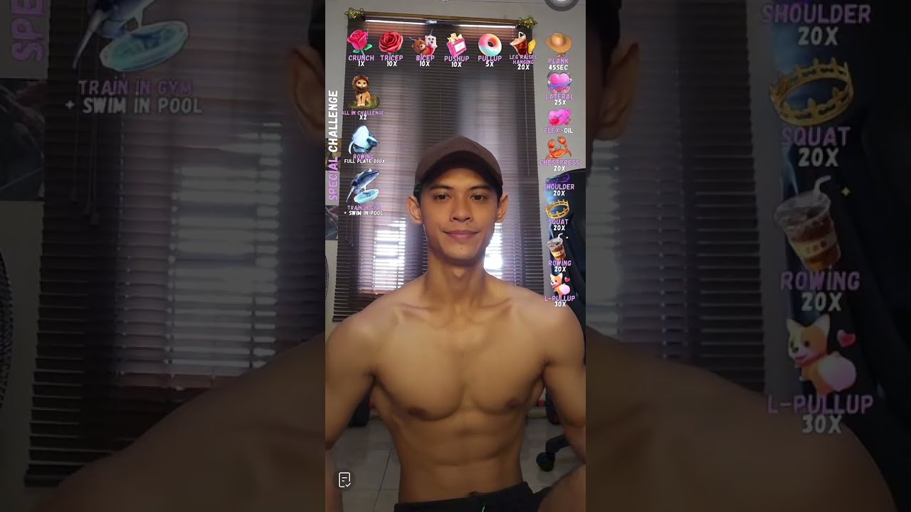 Sixpack and handsome Asian boy…