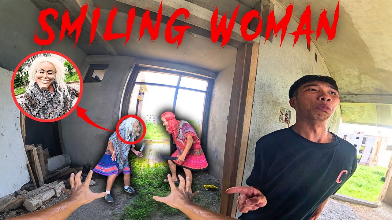 ESCAPING SMILING WOMAN 27.0 | Parkour Pov Horror Film| By B2F Viet Nam
