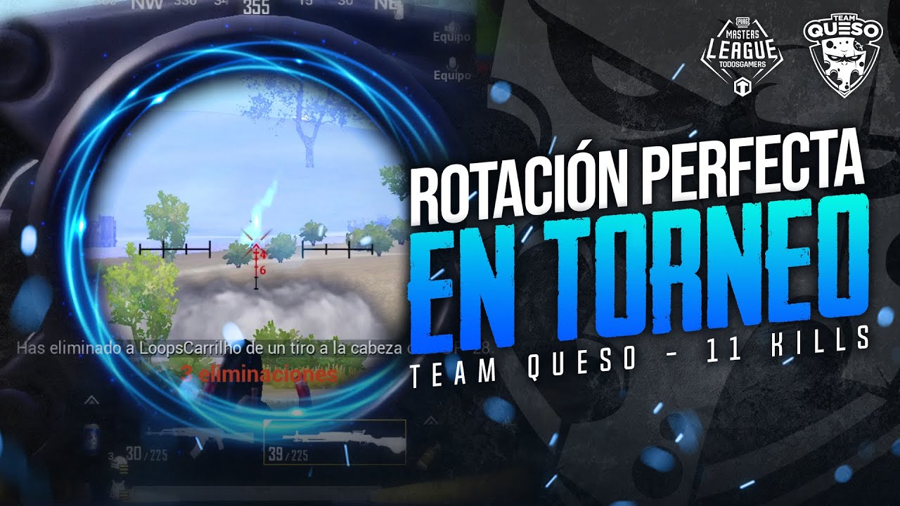 ROTACION PERFECTA - 11 KILLS | TEAM QUESO [PUBG MOBILE] AXEEL