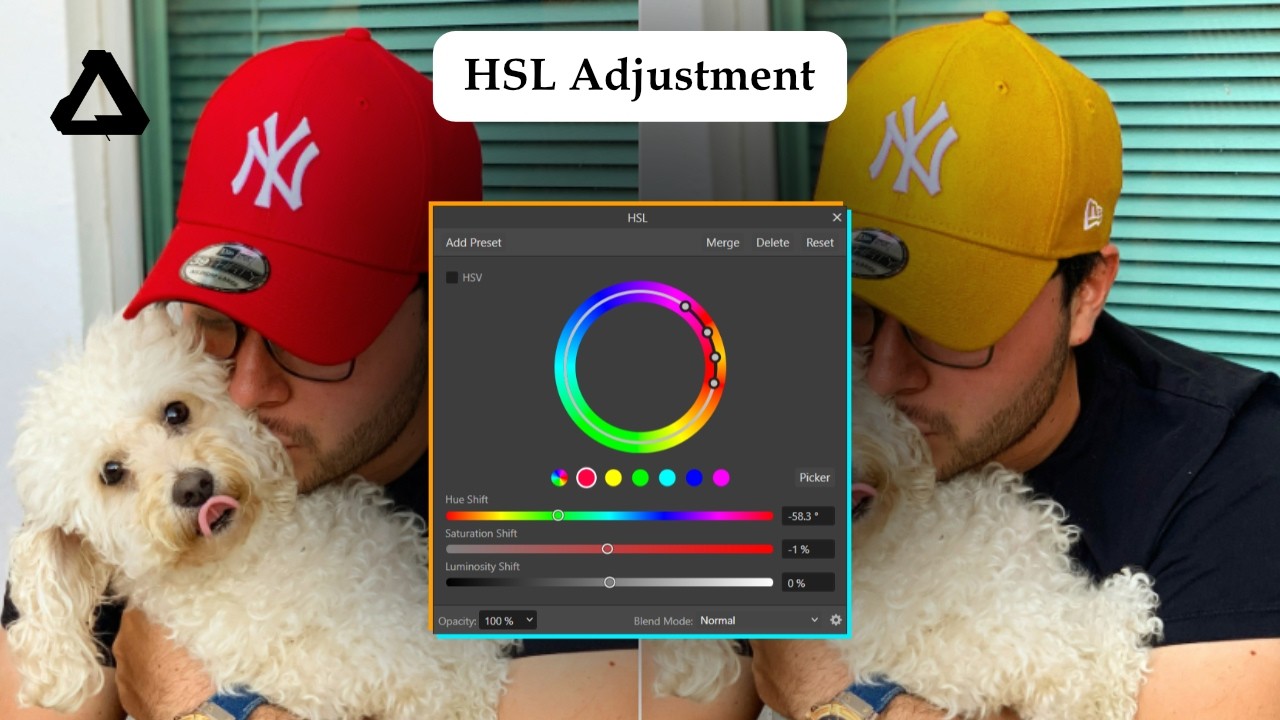 HSL Adjustment in Affinity | The Ultimate Color Editing Tool