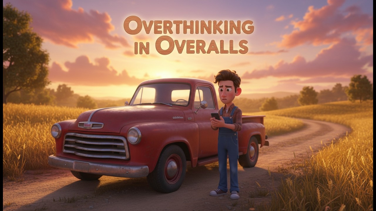 Overthinking in Overalls | A Cozy Country Love Song for Everyone Who Overthinks Everything