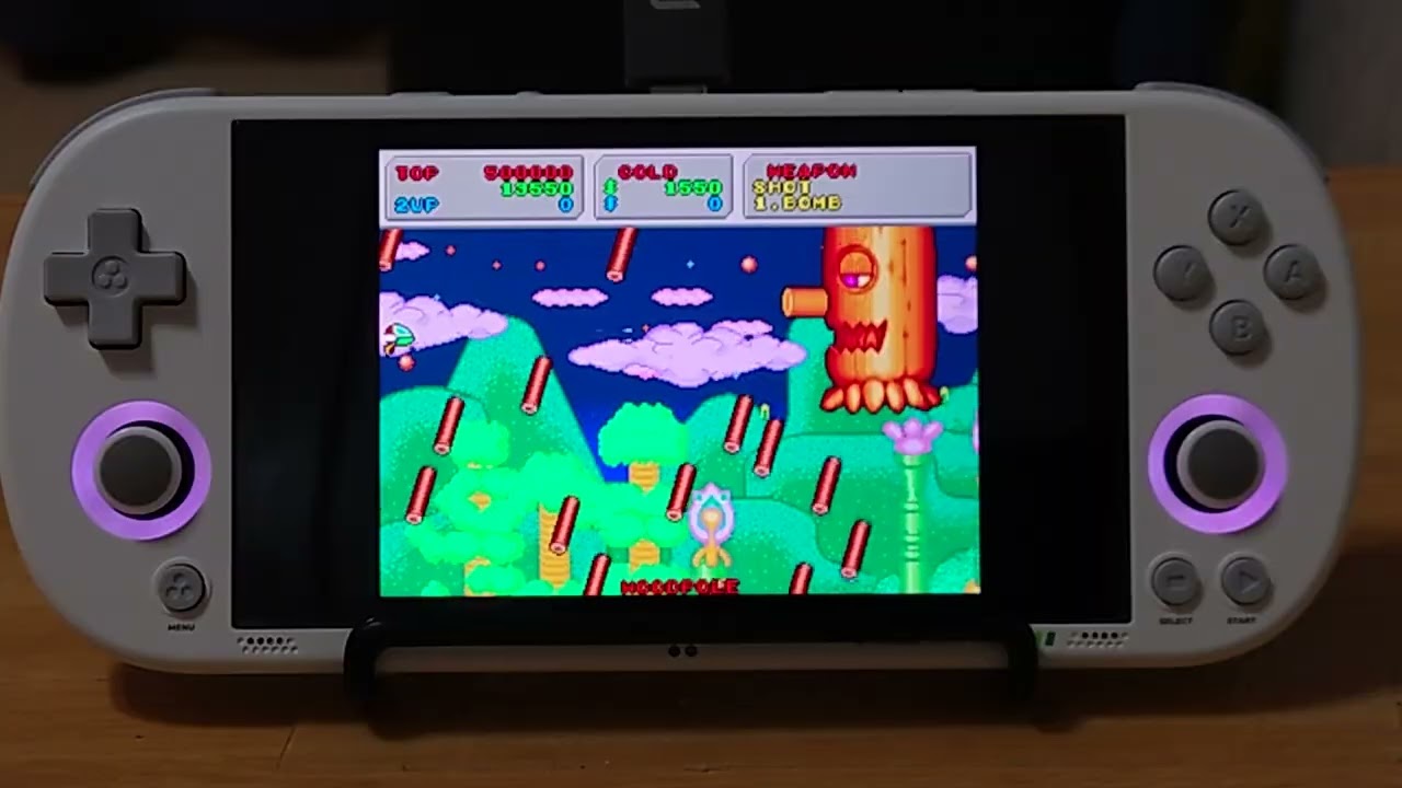 Trimui Smart Pro SでARCADE版！ファンタジーゾーン2やってみた。