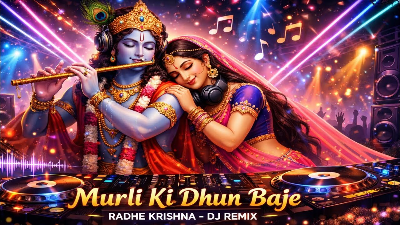 Murli Ki Dhun Baje | Radhe Krishna DJ Remix 🔥