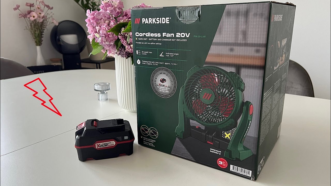 PARKSIDE ventilator - Cordless Fan 20V