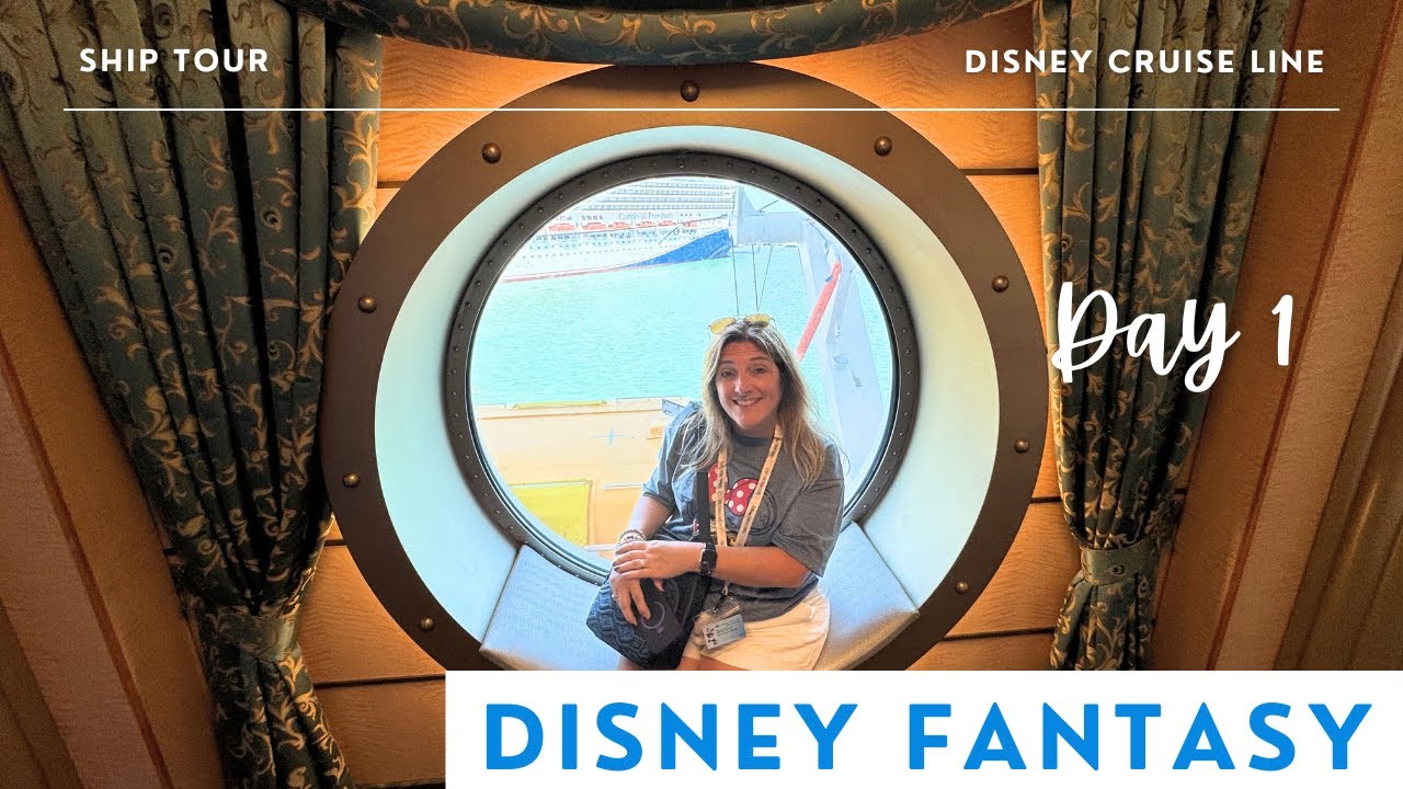 День 1 на Disney Fantasy — экскурсия на корабле Disney Cruise Line