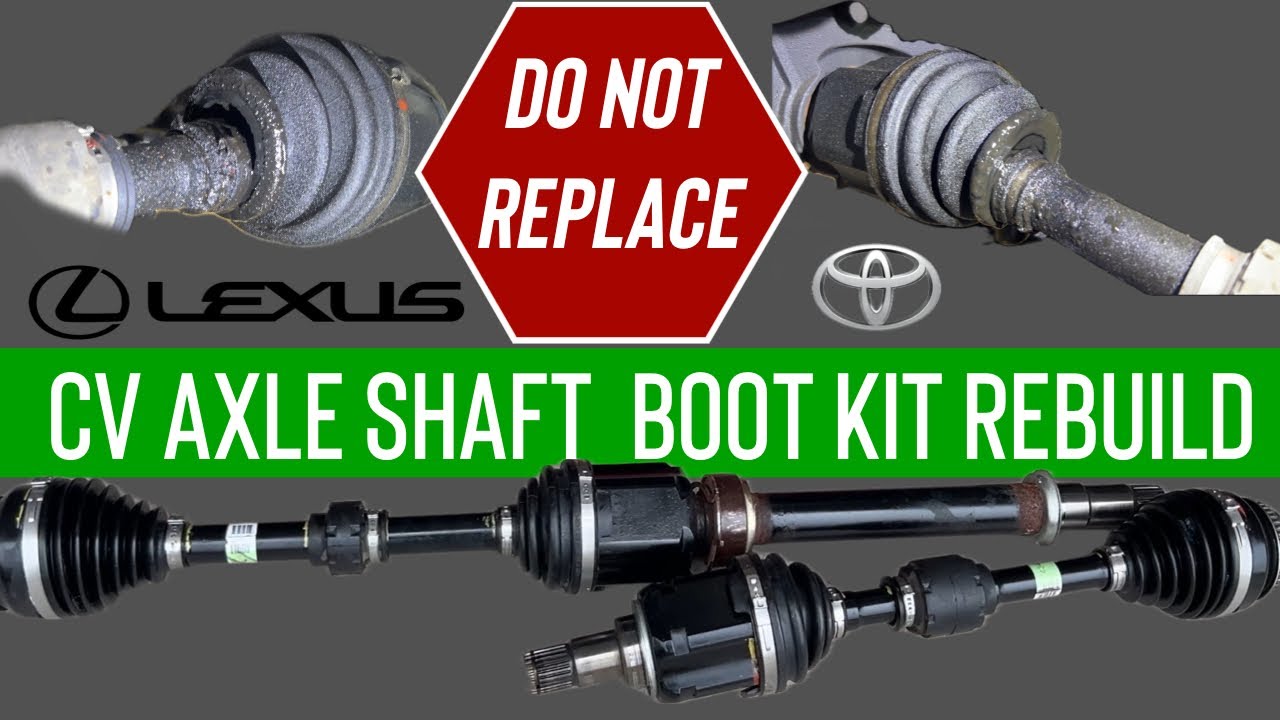 How to Replace CV Axle Joint Boots Lexus & Toyota #axle 