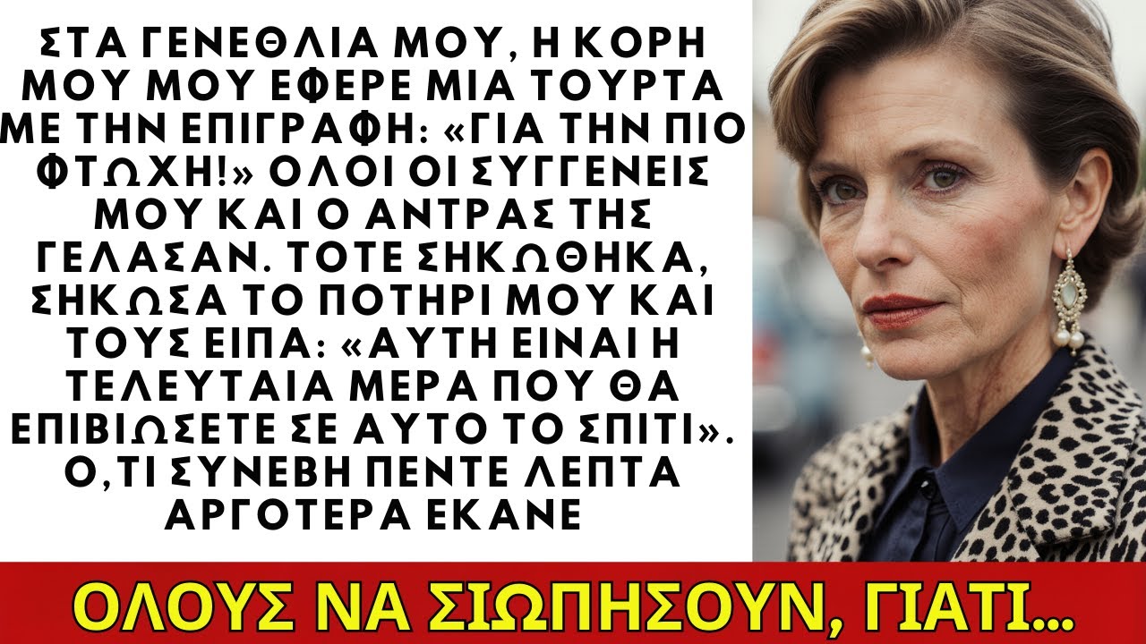 Στα γενέθλιά μου, η κόρη μου έφερε τούρτα με την επιγραφή «Για τη φτωχότερη!» — Ιστορίες Ζωής