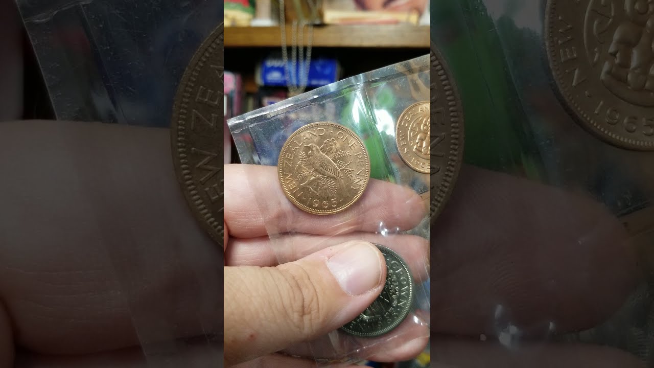 Part 1: Pre-Decimal Coins of New Zealand (uncirculated set) #shorts