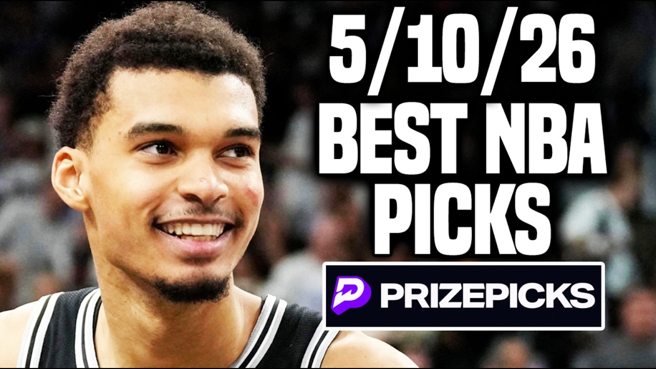 BEST NBA PROPS TODAY | BEST 5 BETS | SUNDAY 5/10/26 | PRIZEPICKS & UNDERDOG FANTASY