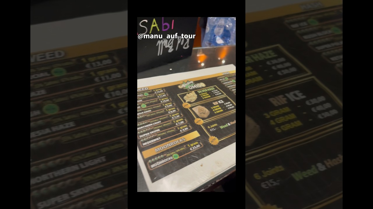 Arnhem Coffeeshop Omigo+ Men&uacute; #420 #brokkoli #coffeeshopmenu #netherlands #holland #herbs #chillout