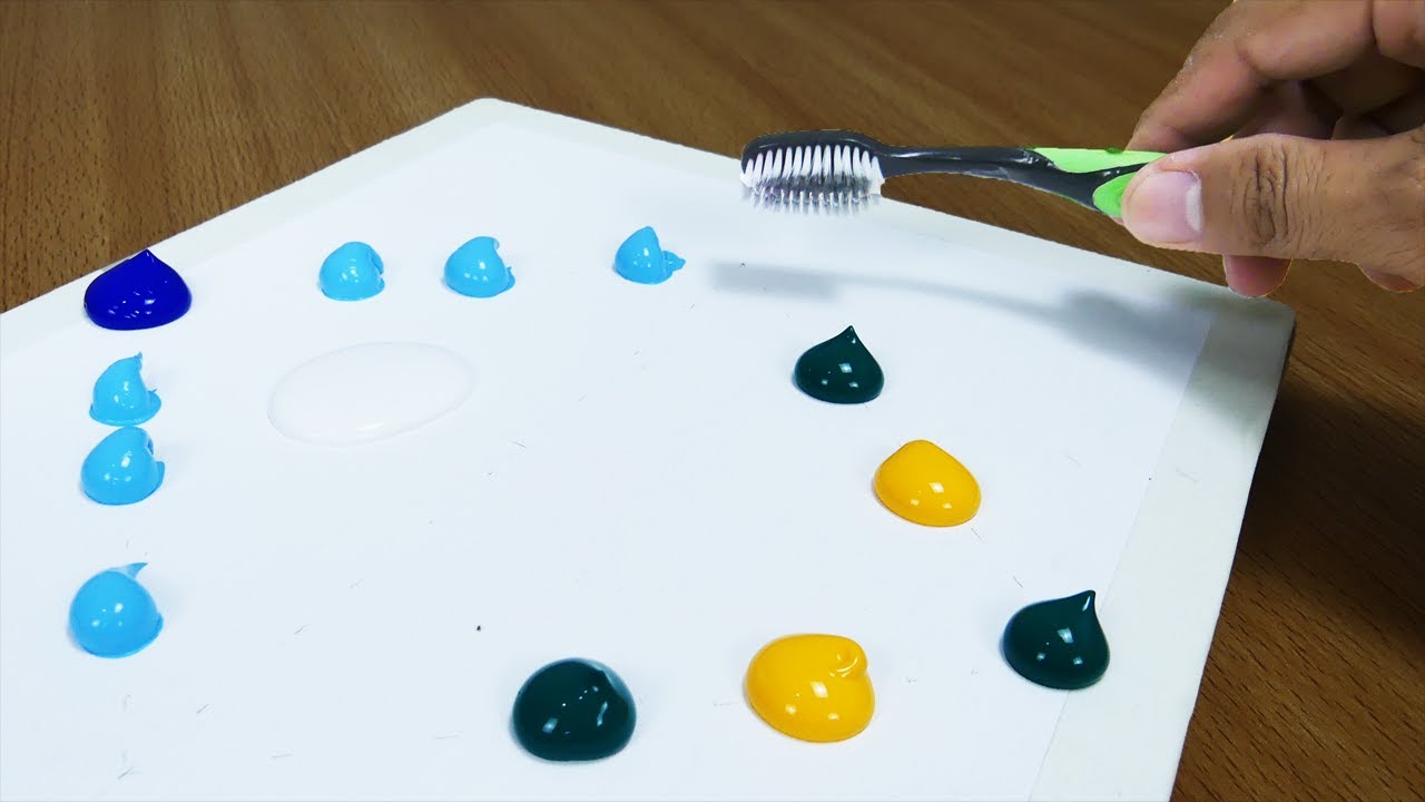 Comment dessiner un paysage facile pour les débutants - technique de peinture acrylique | (détente)