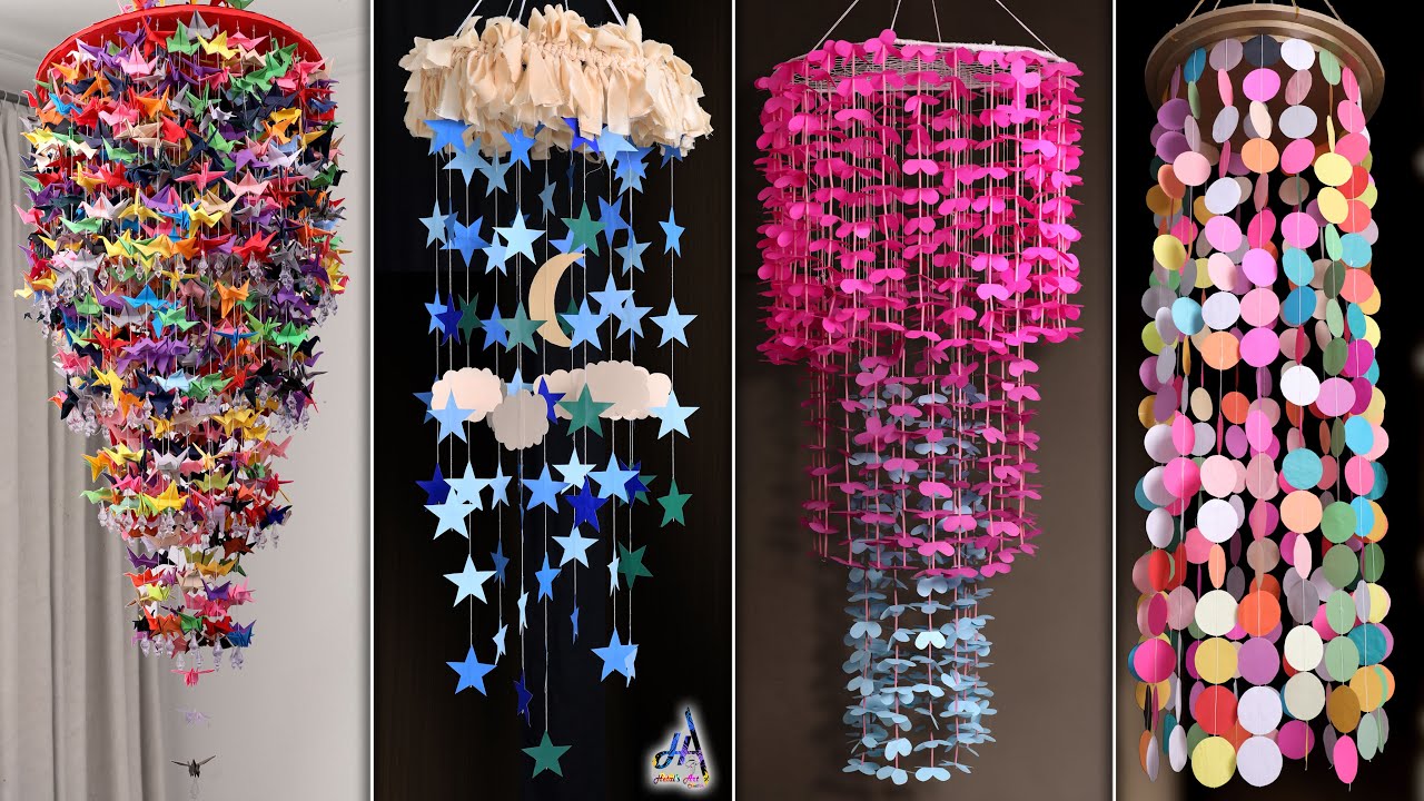 WOW! DiY Paper Wall Hanging - 10 Chandelier Hanging That Will Make your Home Beautiful