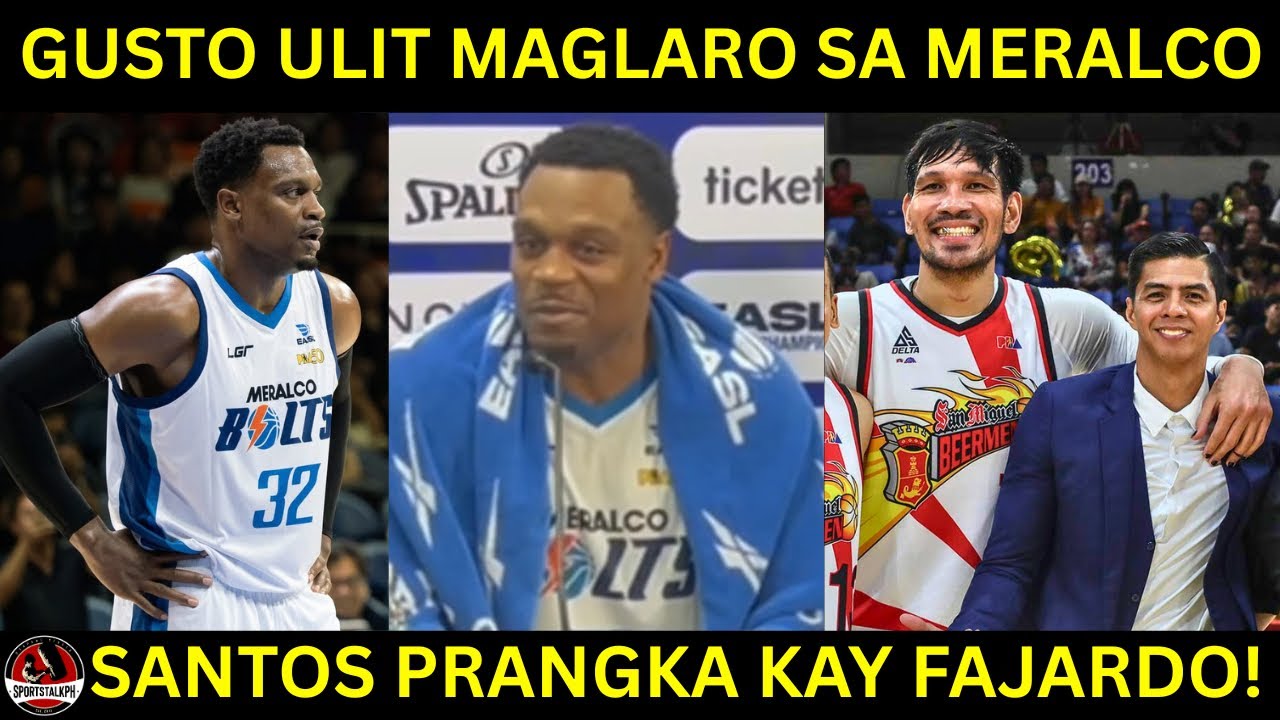 Justin Brownlee nag ENJOY sa Meralco, gusto ulit maglaro sa Meralco! | Arwind BINIDA si Fajardo