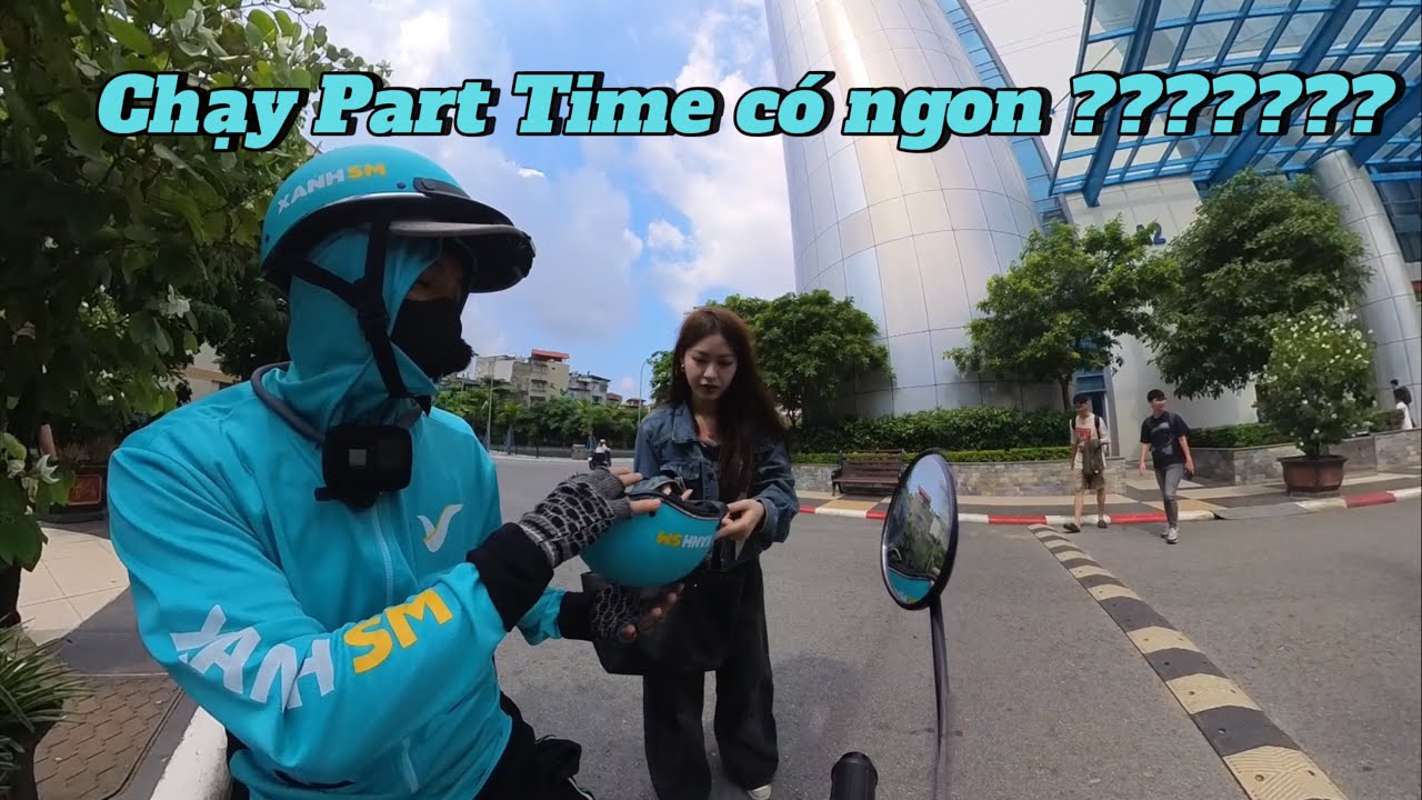 [Xế Daily Vlog] : Chạy Xanh Sm bike Part time thu nhập có ngon????