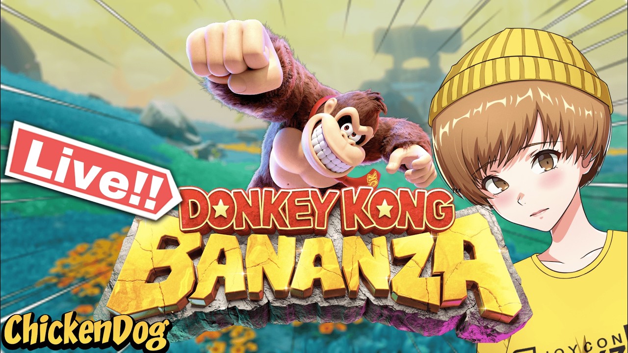 FIRST TIME PLAYING DONKEY KONG BANANZA LIVE