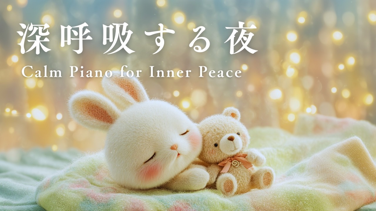 【自律神経を整える】深呼吸する夜🌙心ほどける癒しのピアノ | Gentle Piano for a Calm Night
