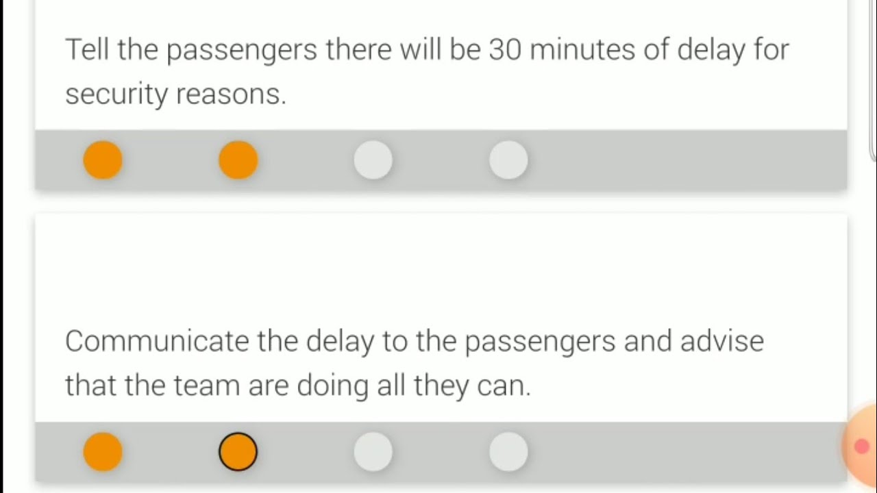 fly Dubai cabin crew situational judgement questionnaire