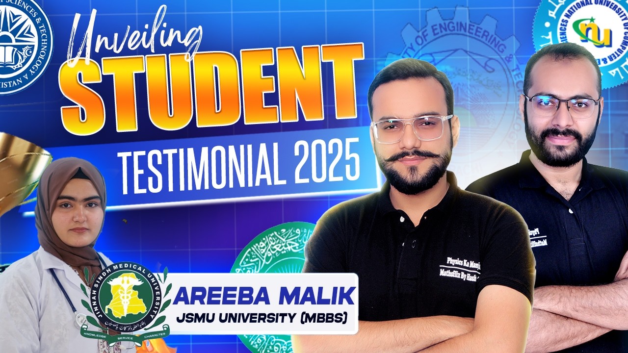Success Story Ft. Aiman | AREEBA MALIK – Dow University MDCAT 2025-26 | High Achiever