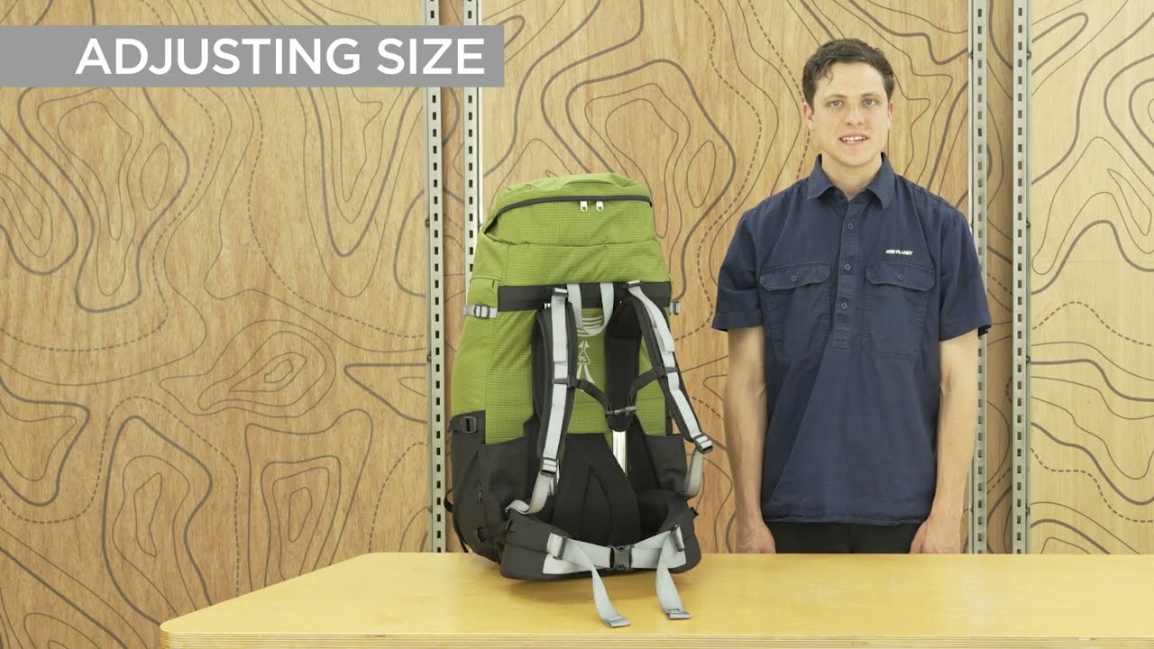 ONE PLANET &reg; Flowlite Harness sizing and fitting  (Outdoor Education backpacks)