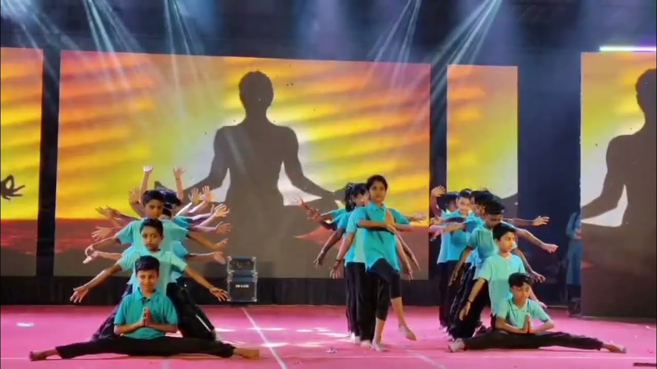 Yoga Program | Yoga Performance | School Annual Day | Kids | Shiva Tandava Stotram 