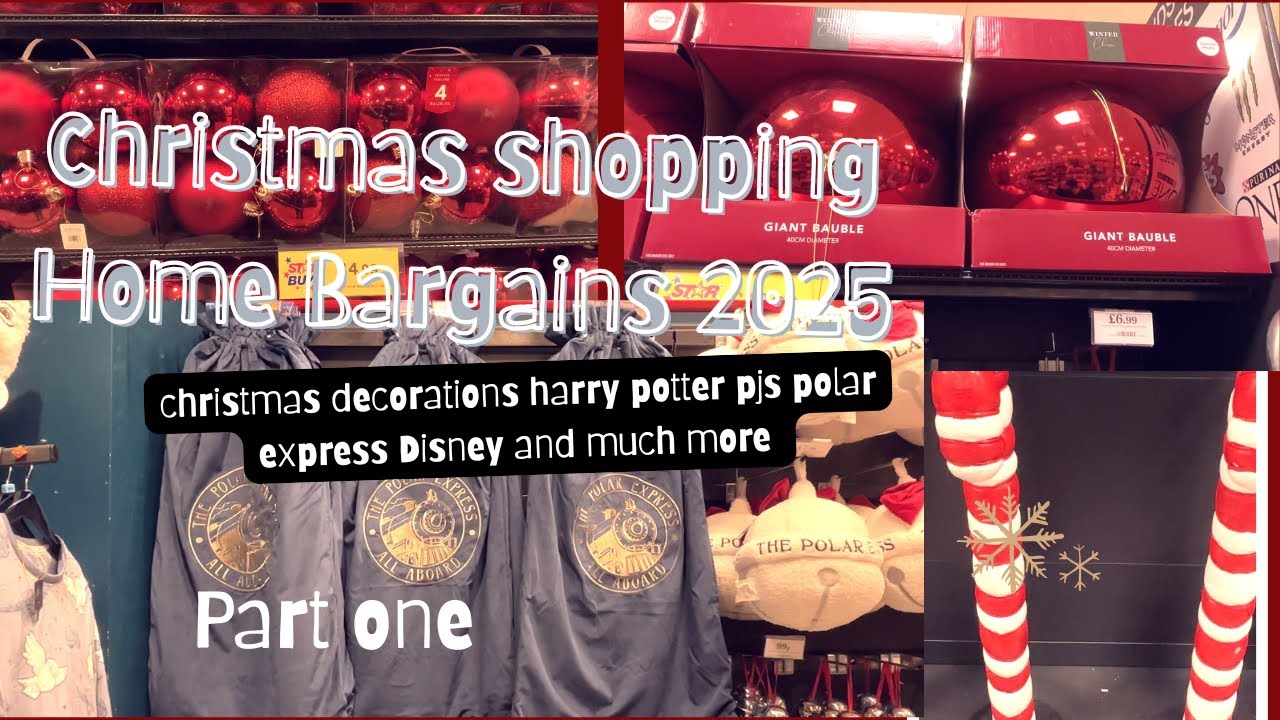 Home Bargains Christmas 2025 what's new