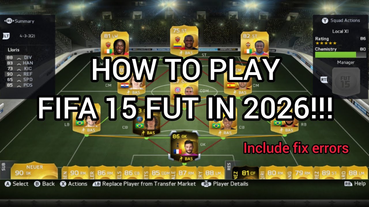 HOW TO PLAY FIFA 15 FUT IN 2026!!!! (INCLUDE FIX ERROR)!