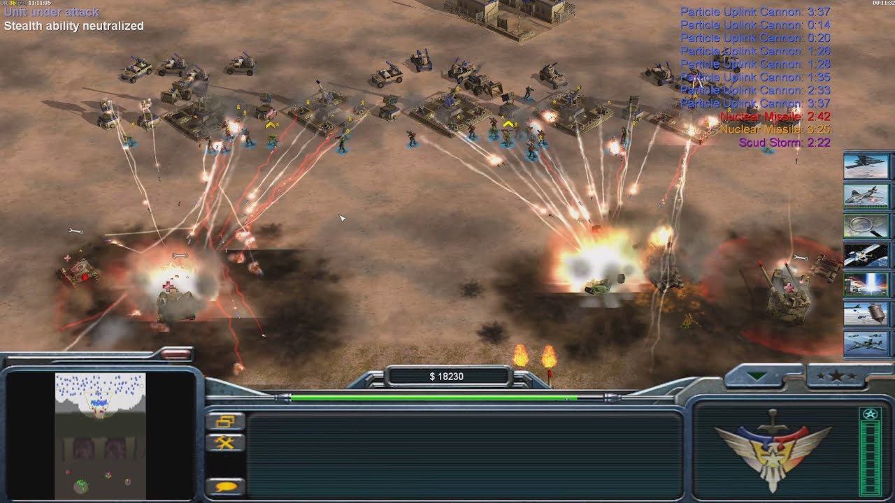 ВВС США - Command & Conquer Generals Zero Hour - Сложный игровой процесс 1 против 5