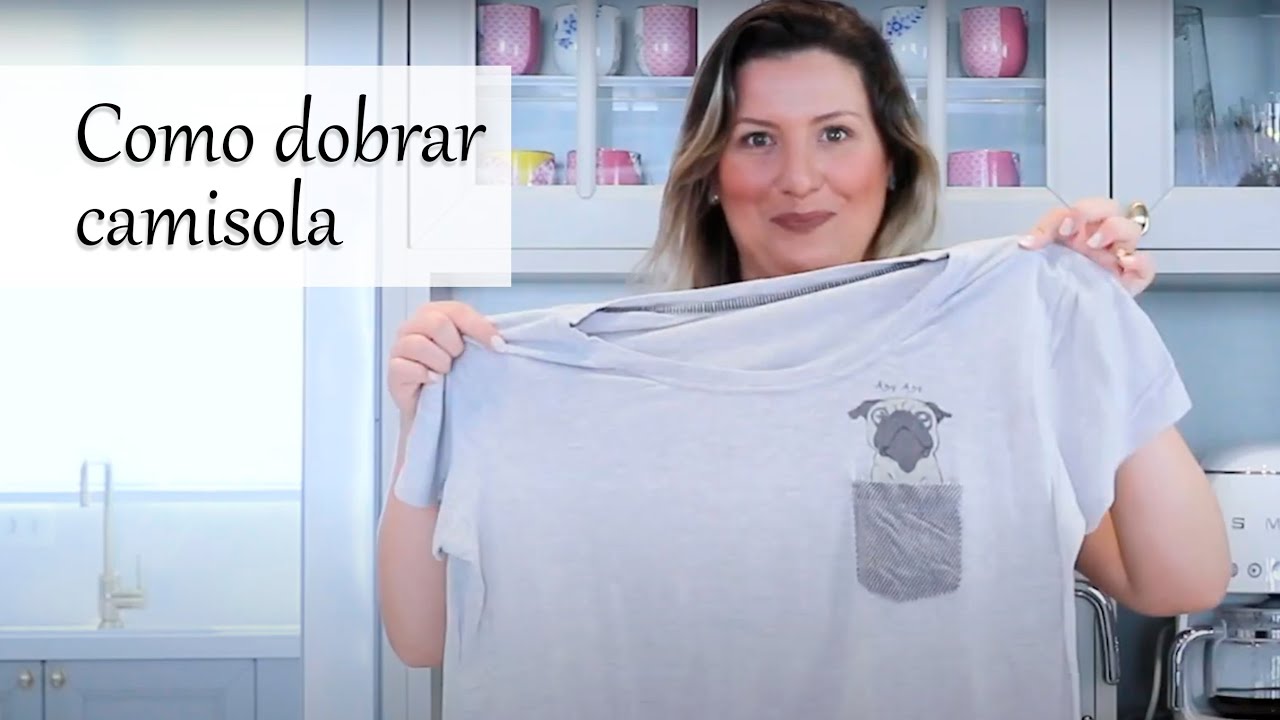 Dobrando Camisolas e ganhando mais espaço nas gavetas!