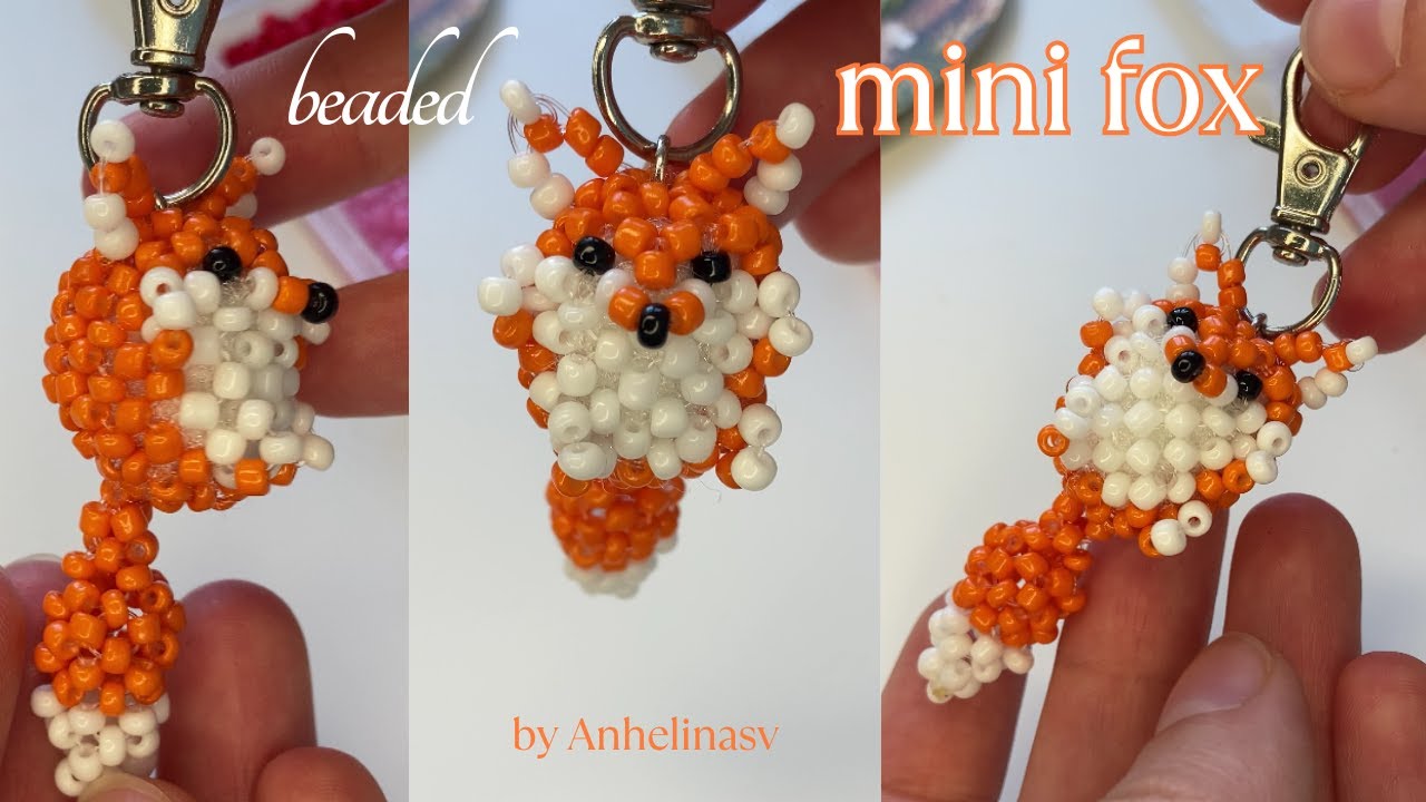 How to Make a Beaded Fox | Step-by-Step Tutorial with Large Beads