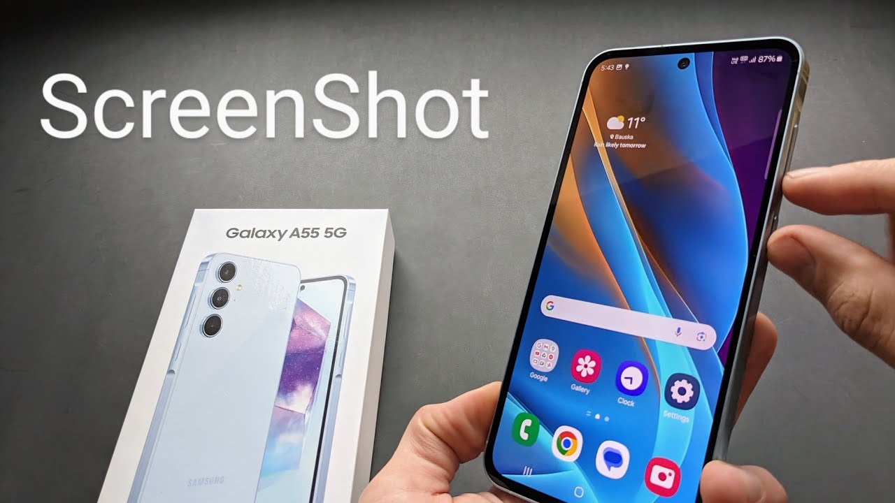 How to Take Screenshot On Samsung Galaxy A55 5G ( 3 Ways + Long Screen Capture)