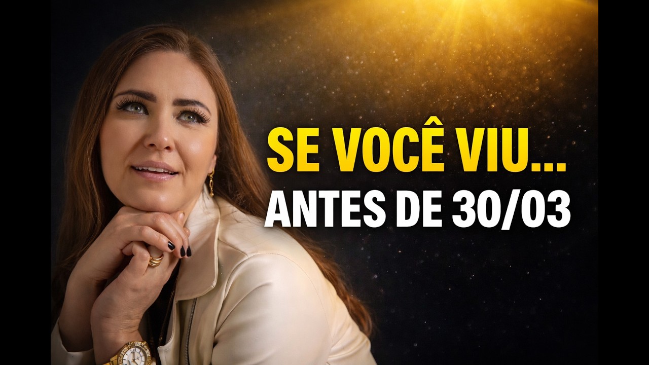 Se esse vídeo te alcançou até 30/03 Deus está liberando uma GRANDE BENÇÃO