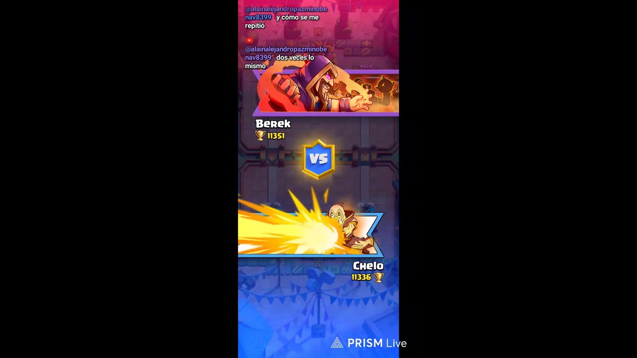 Jugando Clash Royale (11500 Trofeos)