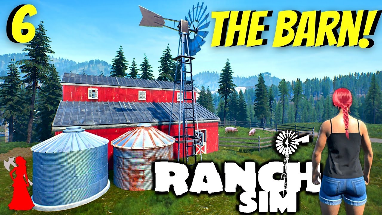 Building The Barn For More Pigs! | Ranch Simulator | PC Gameplay Series Part 6