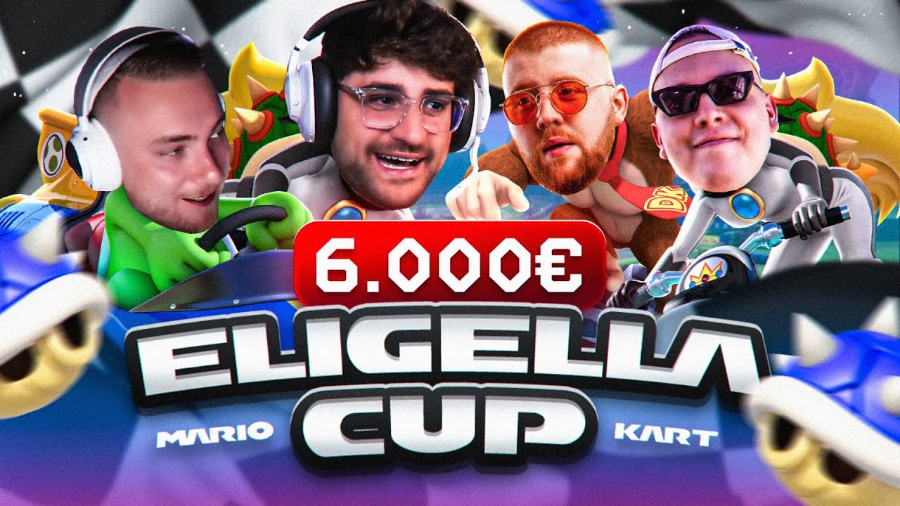 CRASHOUT IM 6000€ MARIO KART CUP😡💵mit Mcky, Danny, Kroko & Co. 🔥