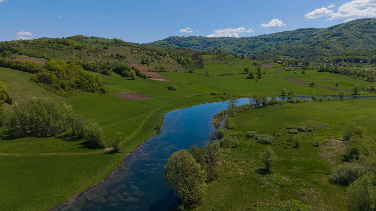 Pljeva - Izvor rijeke Plive Dji Air 3s 4K